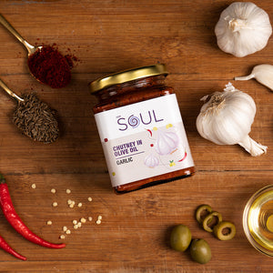 ADF Soul Garlic Chutney in Olive Oil